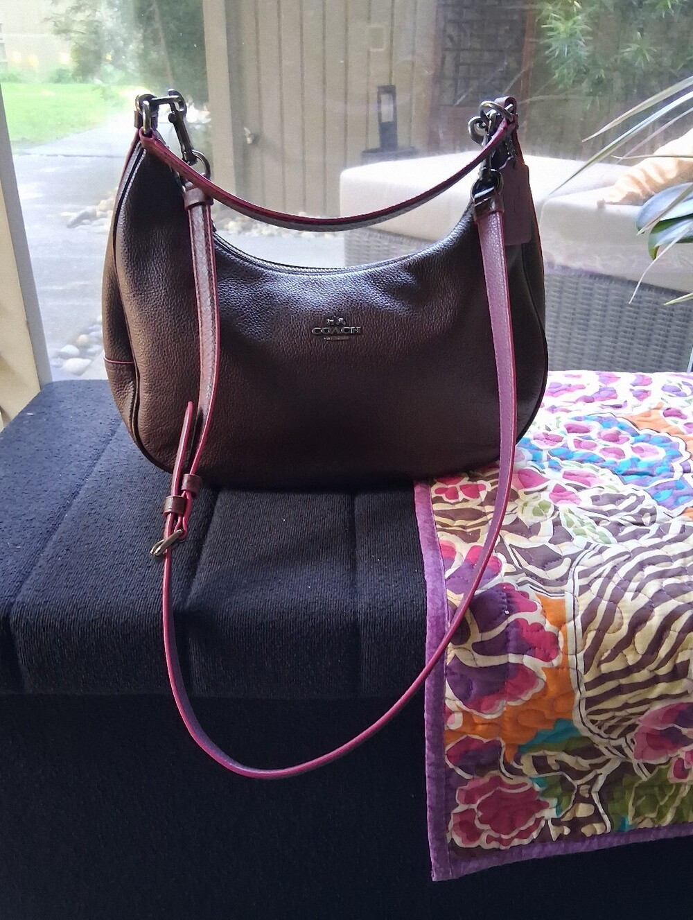 Coach Exotic Trim East/West Harley Hobo May 2017 - Picture 1 of 14